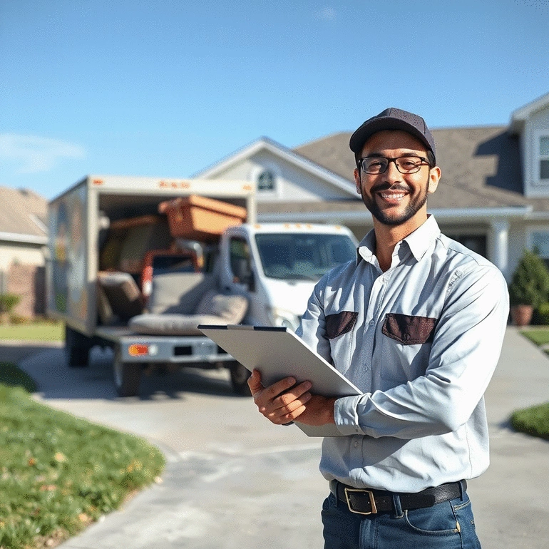 quick and easy junk removal booking process