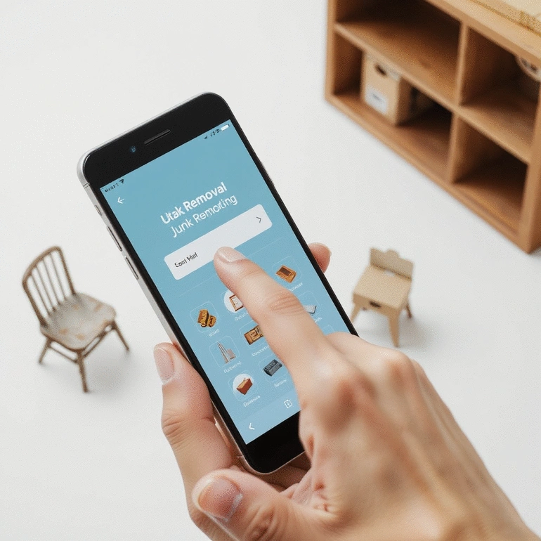 Book Junk Removal via App